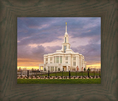 Payson Temple Storm Breaks