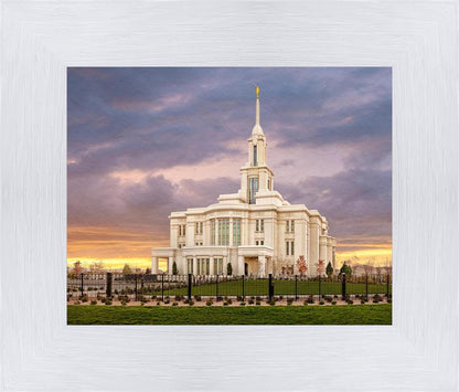 Payson Temple Storm Breaks