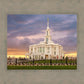Payson Temple Storm Breaks
