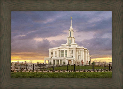 Payson Temple Storm Breaks