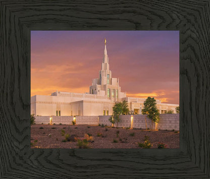 Phoenix Temple Sunset