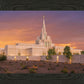 Phoenix Temple Sunset