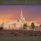 Phoenix Temple Sunset
