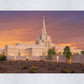 Phoenix Temple Sunset