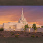 Phoenix Temple Sunset