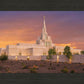 Phoenix Temple Sunset