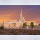 Phoenix Temple Sunset