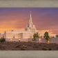 Phoenix Temple Sunset