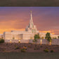 Phoenix Temple Sunset