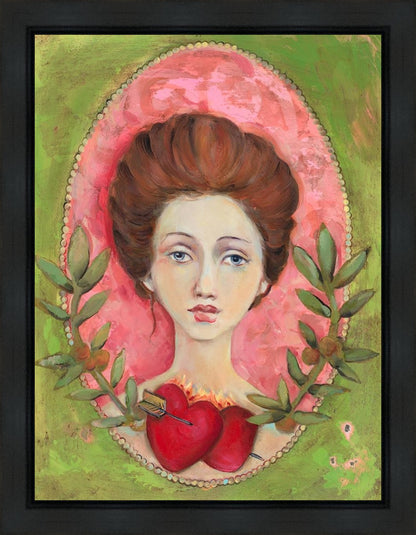 Two Hearts One Arrow Gallery Wrap