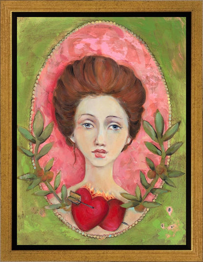 Two Hearts One Arrow Gallery Wrap