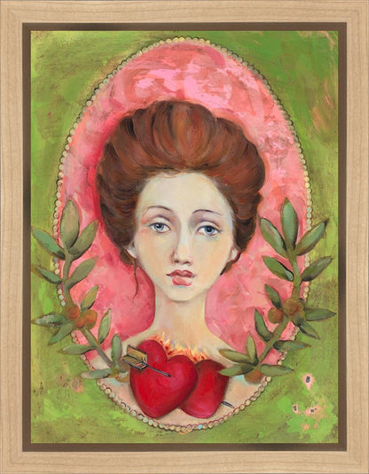 Two Hearts One Arrow Gallery Wrap