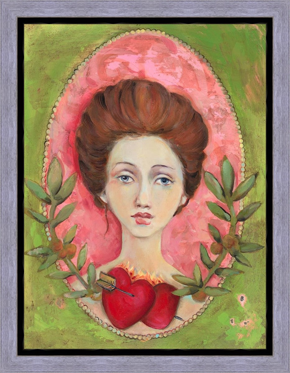 Two Hearts One Arrow Gallery Wrap