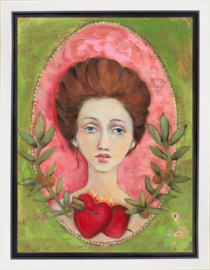 Two Hearts One Arrow Gallery Wrap