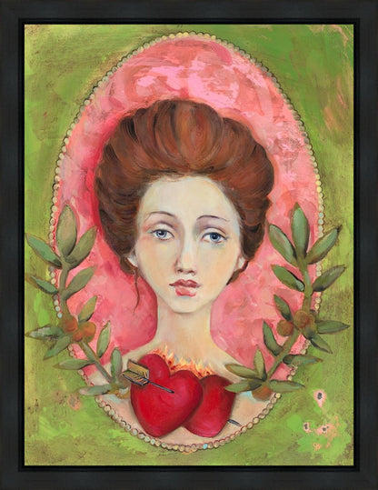 Two Hearts One Arrow Gallery Wrap