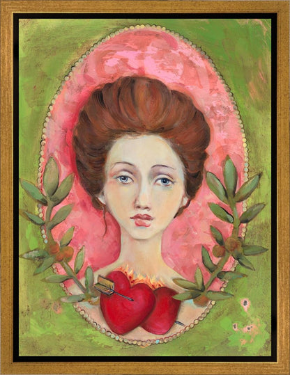 Two Hearts One Arrow Gallery Wrap