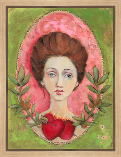 Two Hearts One Arrow Gallery Wrap