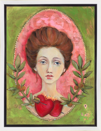 Two Hearts One Arrow Gallery Wrap