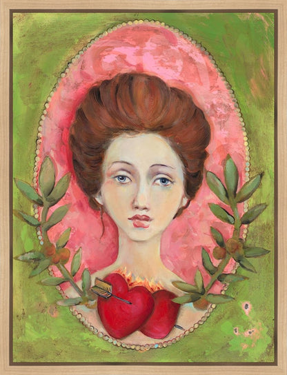 Two Hearts One Arrow Gallery Wrap