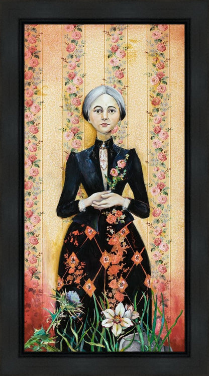 Thistles And Lilies Abigail Starbuck Coffin Gallery Wrap