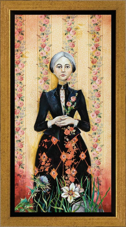 Thistles And Lilies Abigail Starbuck Coffin Gallery Wrap