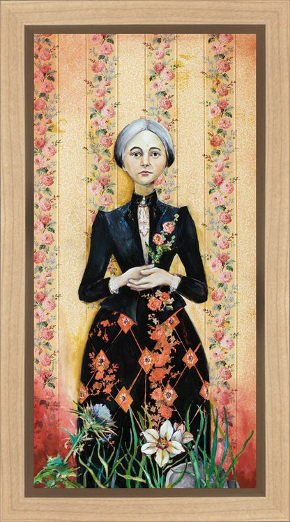 Thistles And Lilies Abigail Starbuck Coffin Gallery Wrap