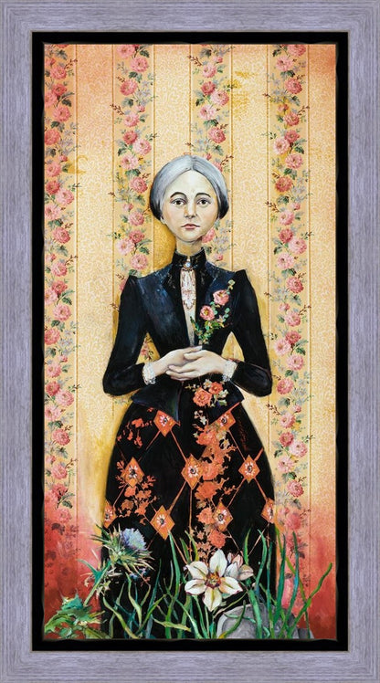 Thistles And Lilies Abigail Starbuck Coffin Gallery Wrap