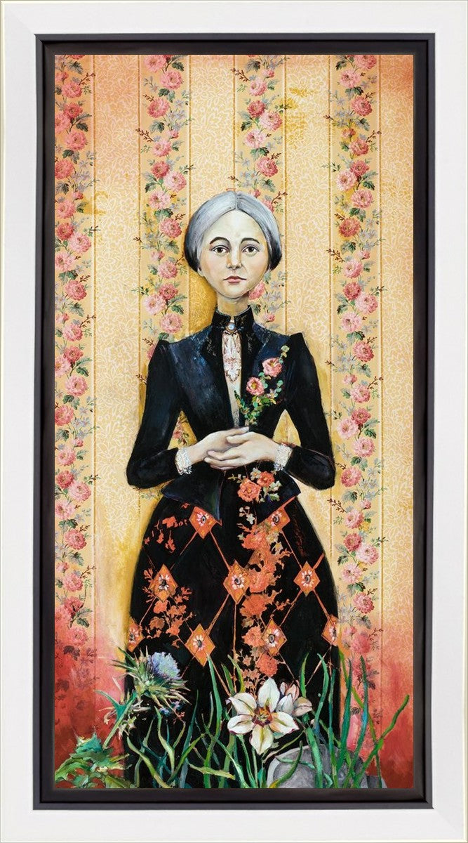 Thistles And Lilies Abigail Starbuck Coffin Gallery Wrap