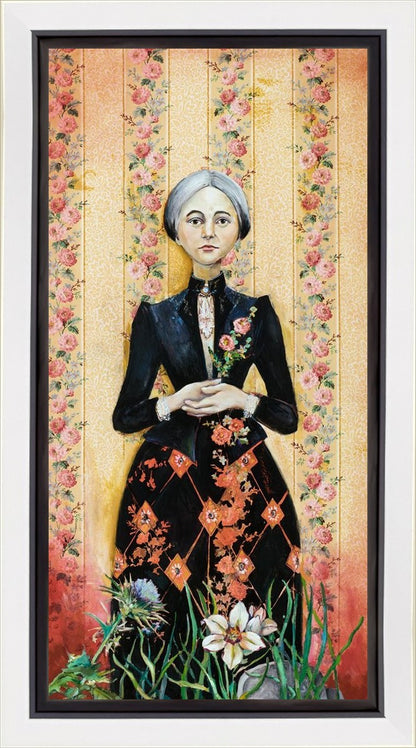 Thistles And Lilies Abigail Starbuck Coffin Gallery Wrap