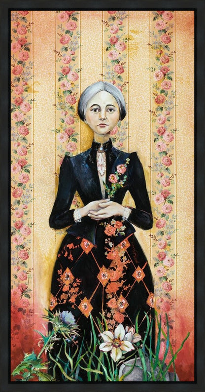 Thistles And Lilies Abigail Starbuck Coffin Gallery Wrap