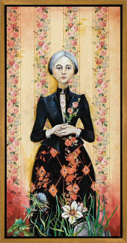 Thistles And Lilies Abigail Starbuck Coffin Gallery Wrap