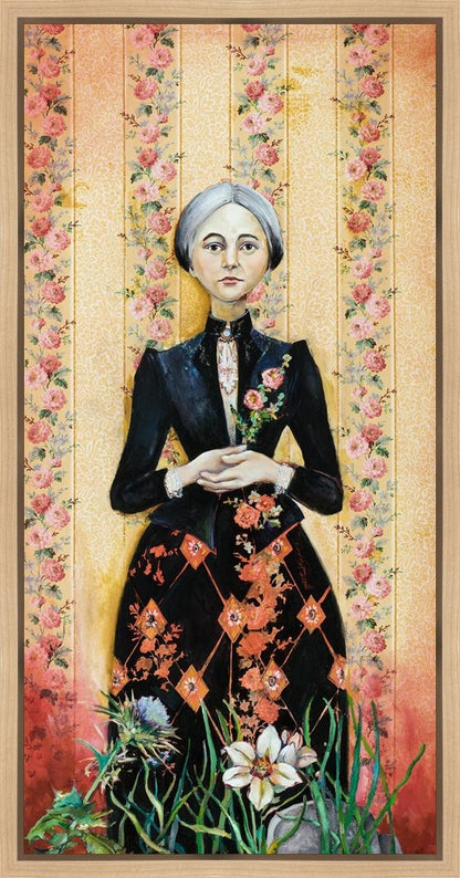 Thistles And Lilies Abigail Starbuck Coffin Gallery Wrap