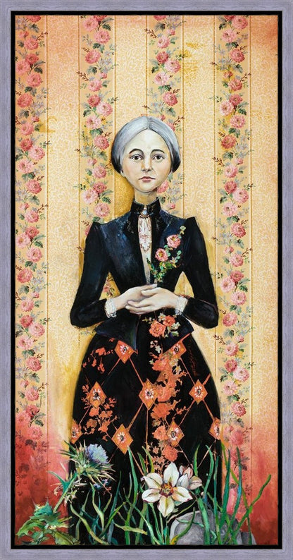 Thistles And Lilies Abigail Starbuck Coffin Gallery Wrap