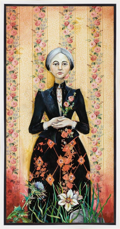 Thistles And Lilies Abigail Starbuck Coffin Gallery Wrap