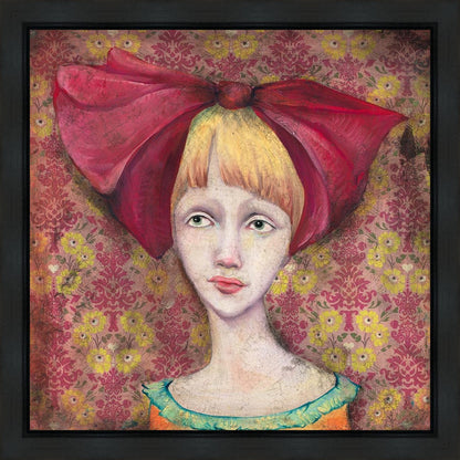 Clara Thoughtfully Considered Whether Or Not Her Red Ribbon Truly Brought Her Luck Gallery Wrap