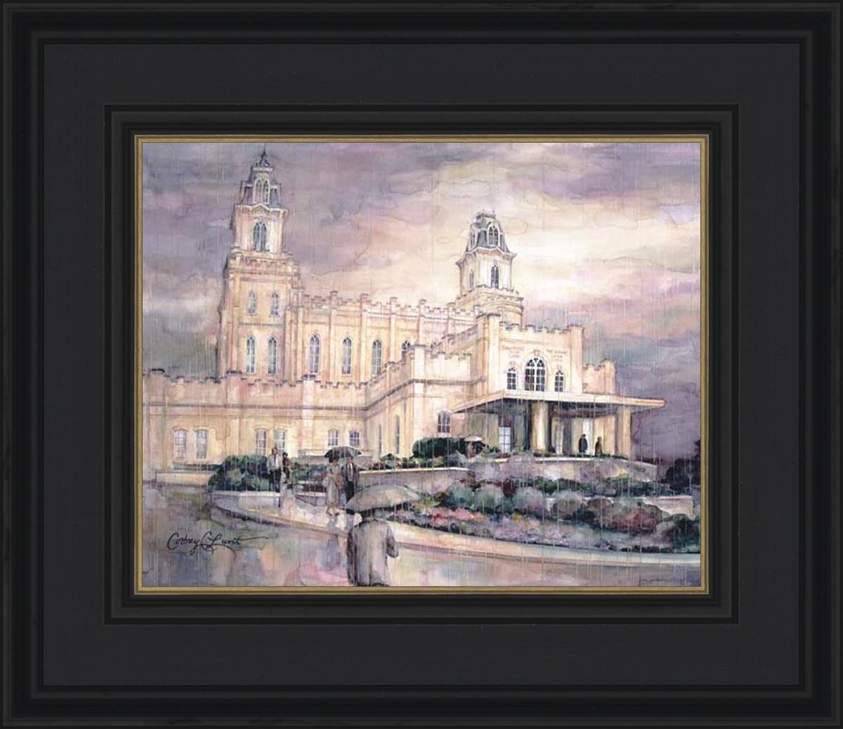 Refuge From The Storm - Manti Temple