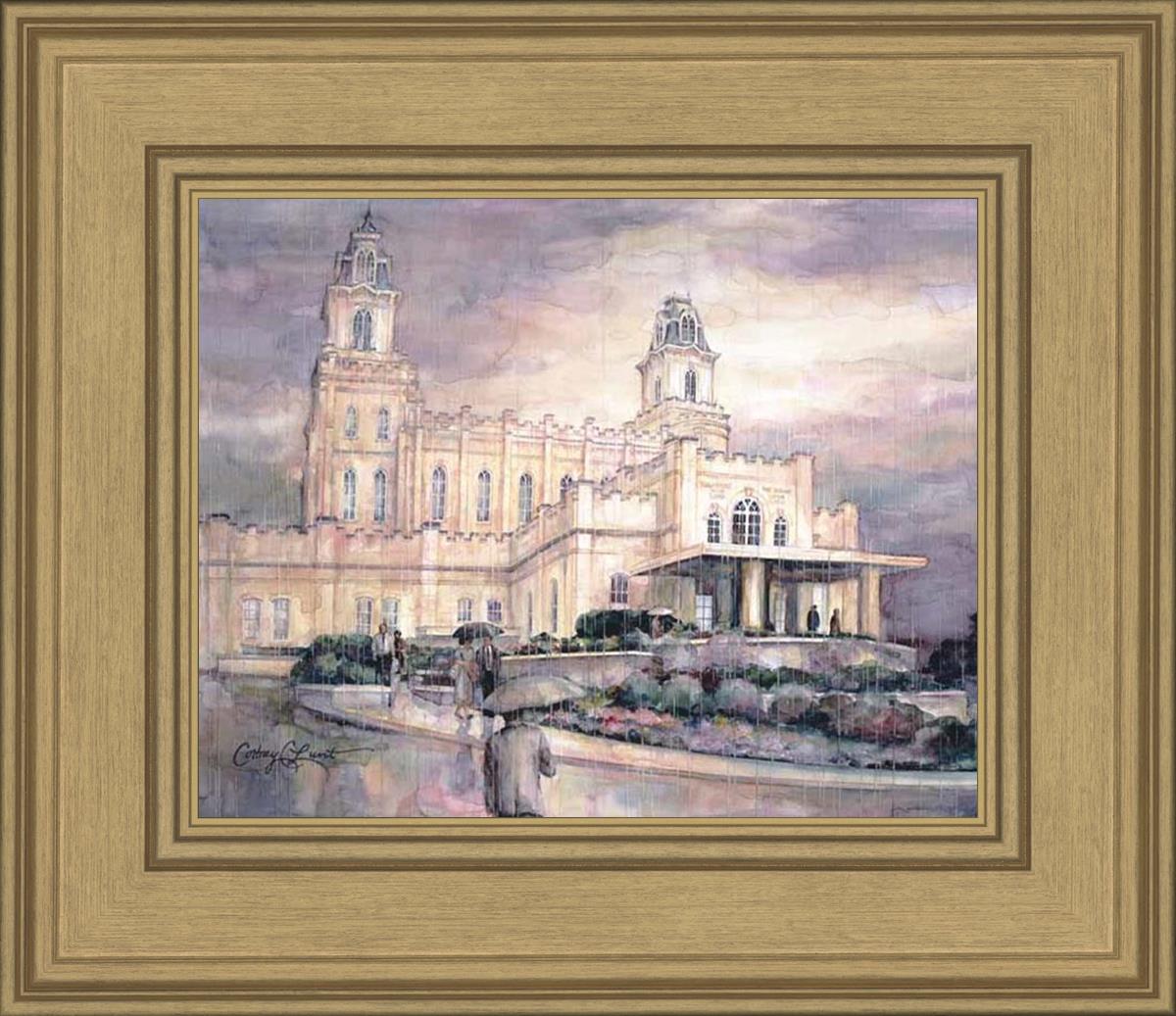 Refuge From The Storm - Manti Temple