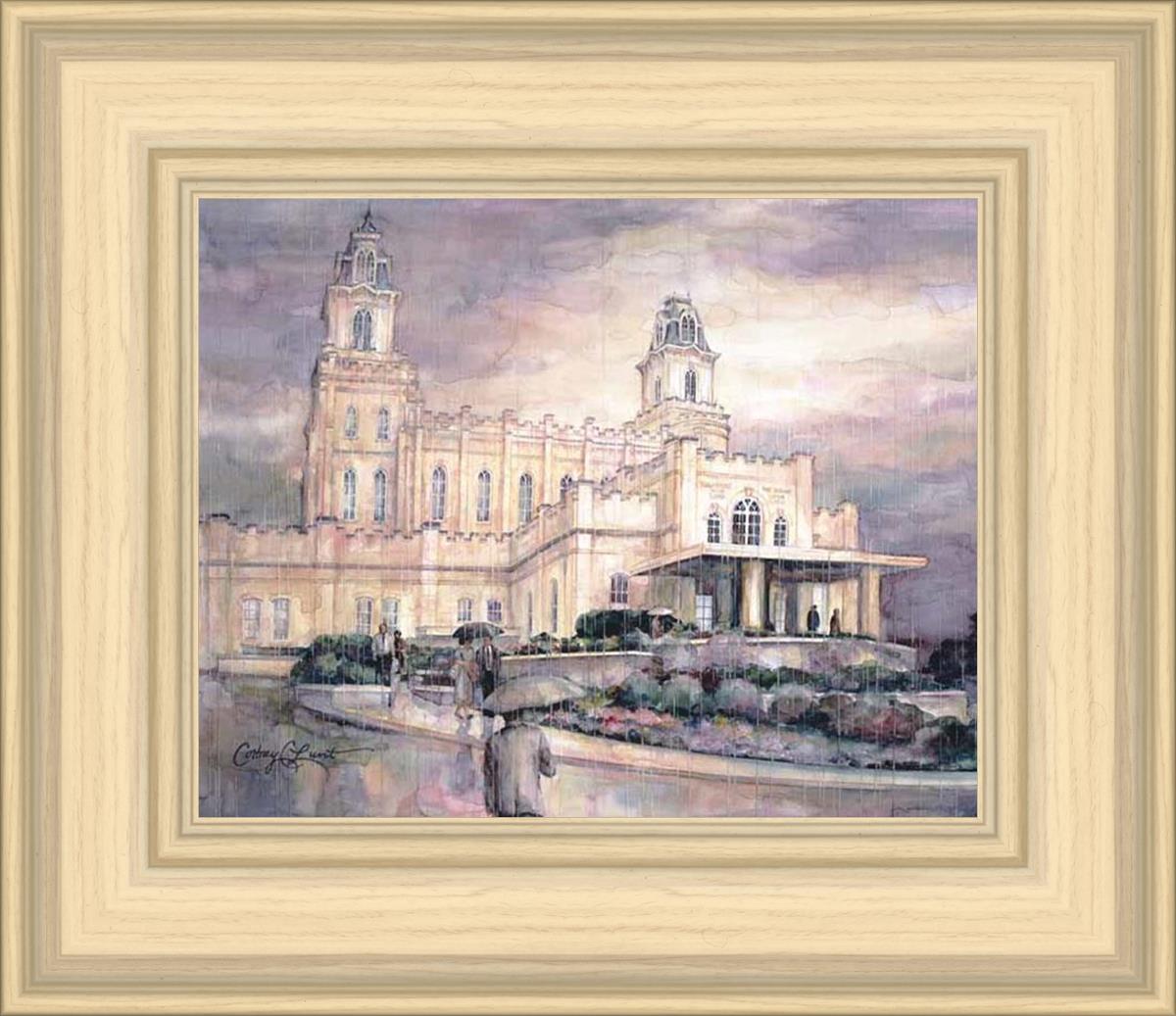 Refuge From The Storm - Manti Temple