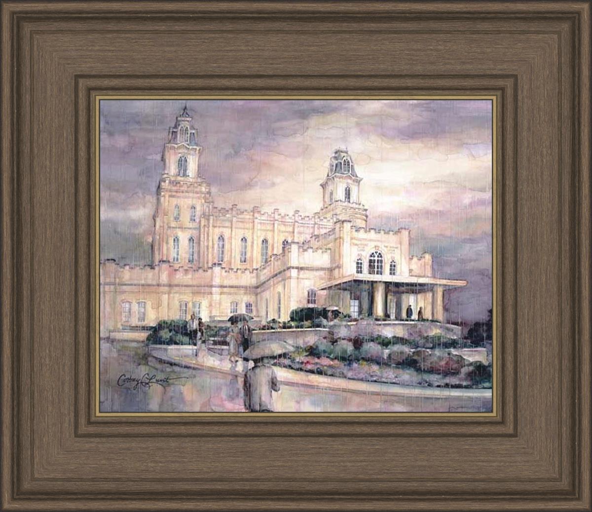 Refuge From The Storm - Manti Temple