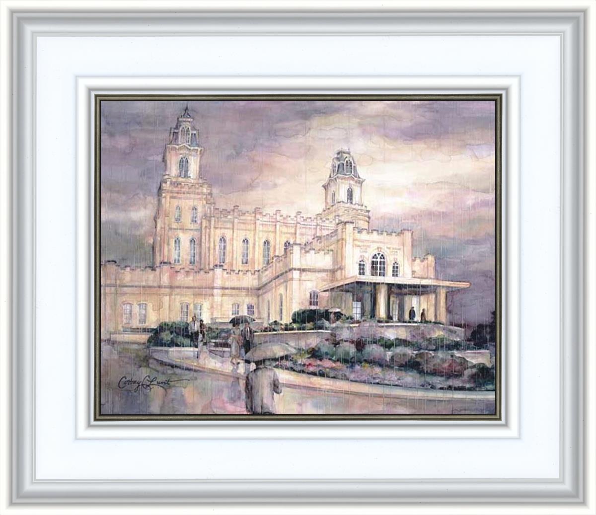 Refuge From The Storm - Manti Temple