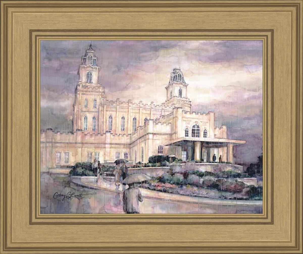 Refuge From The Storm - Manti Temple