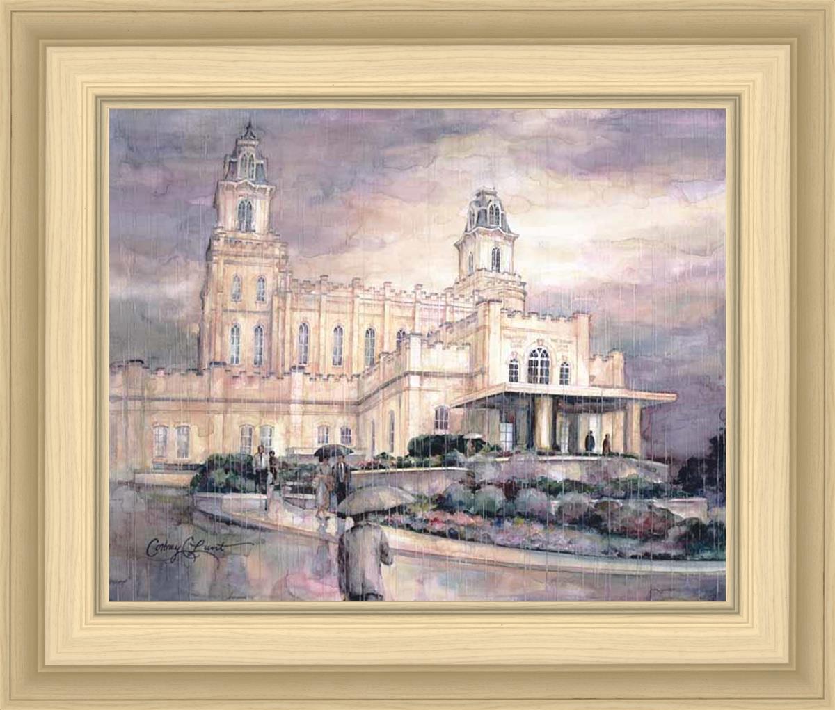 Refuge From The Storm - Manti Temple