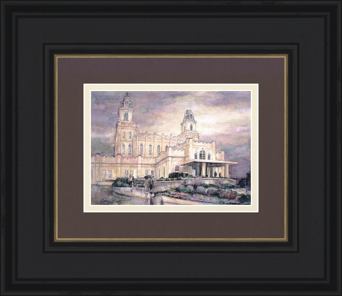 Refuge From The Storm - Manti Temple
