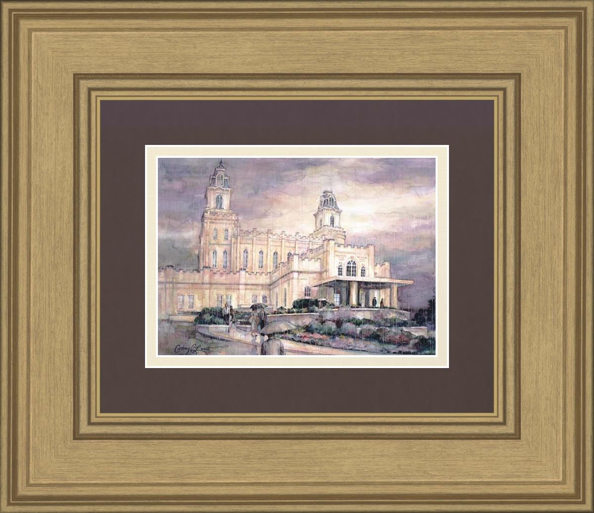 Refuge From The Storm - Manti Temple
