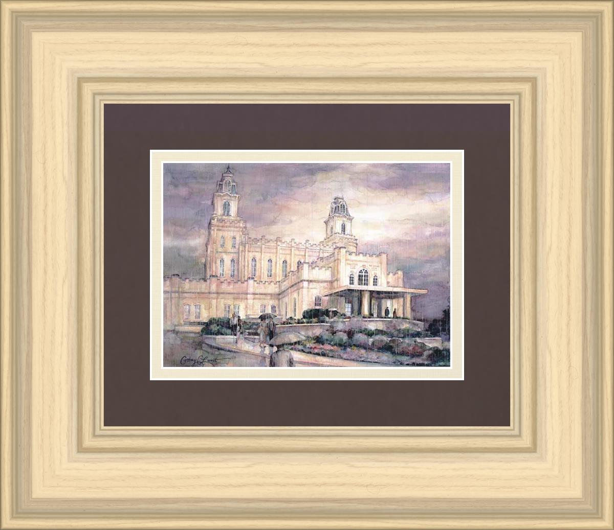 Refuge From The Storm - Manti Temple