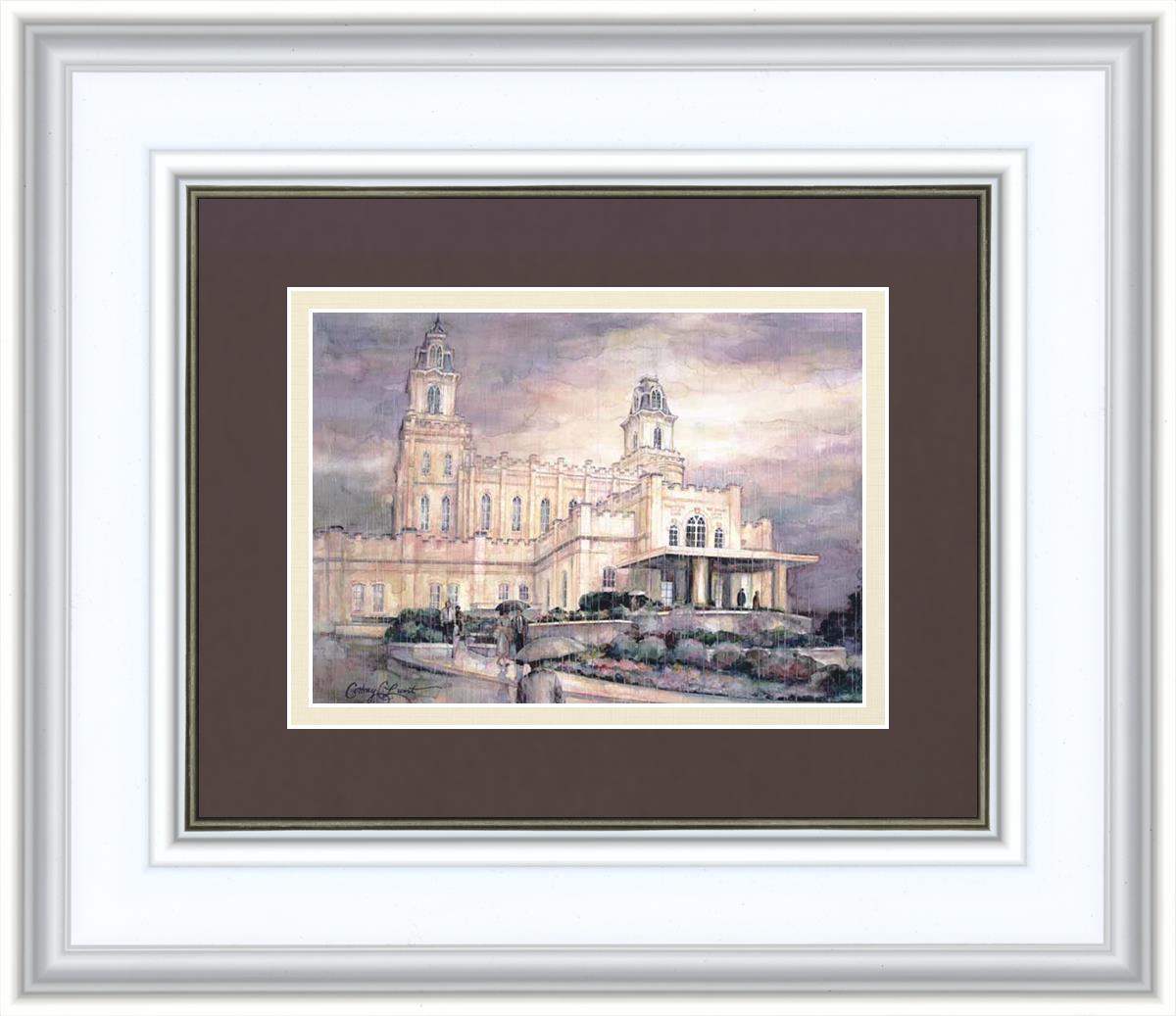 Refuge From The Storm - Manti Temple