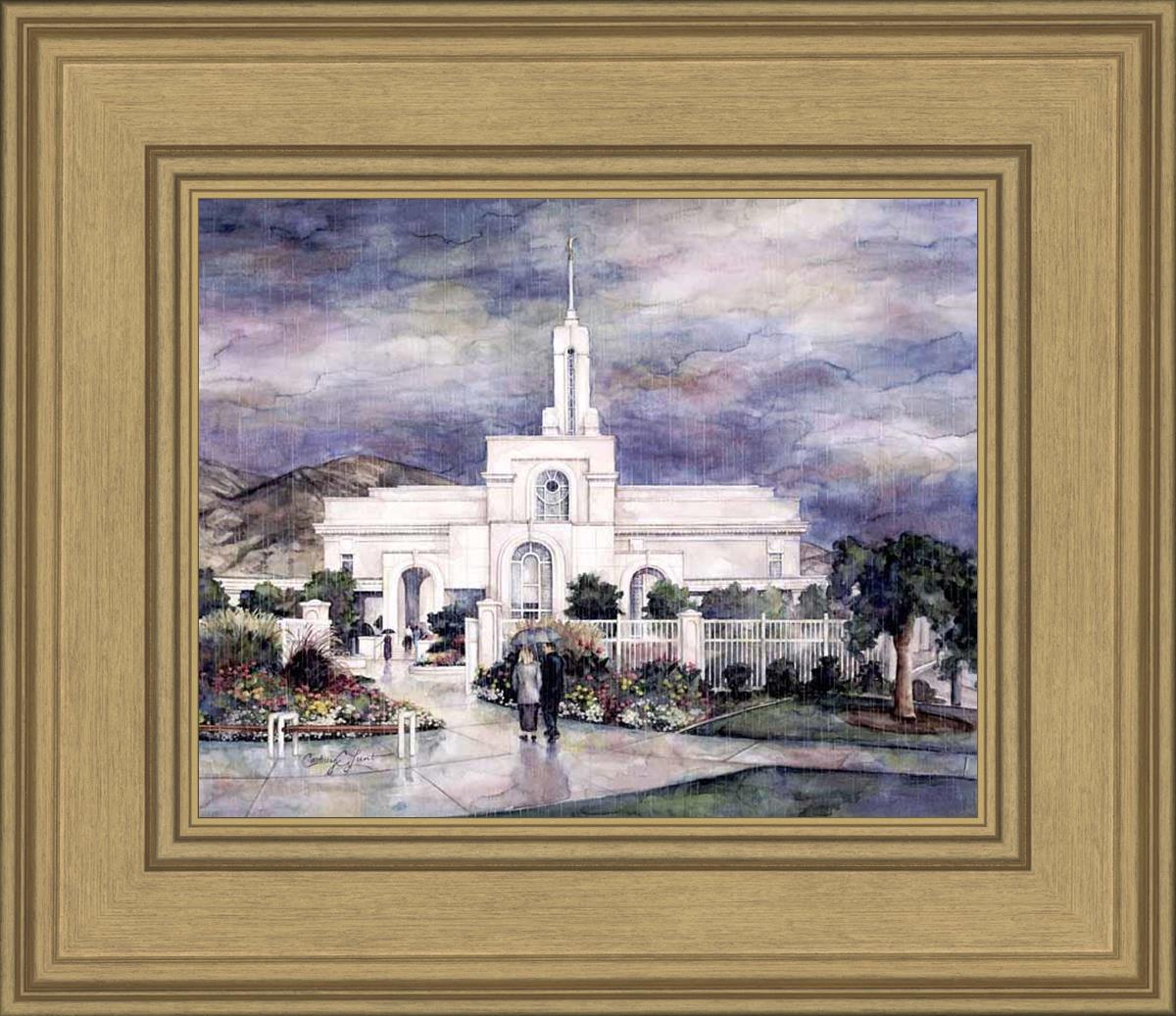 Refuge From The Storm - Mt Timpanogos Temple