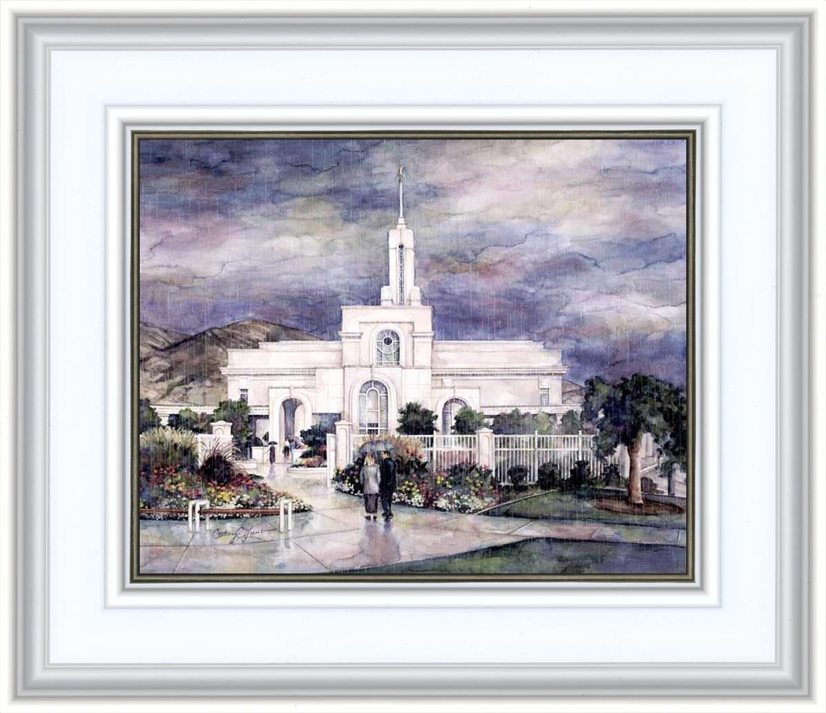 Refuge From The Storm - Mt Timpanogos Temple