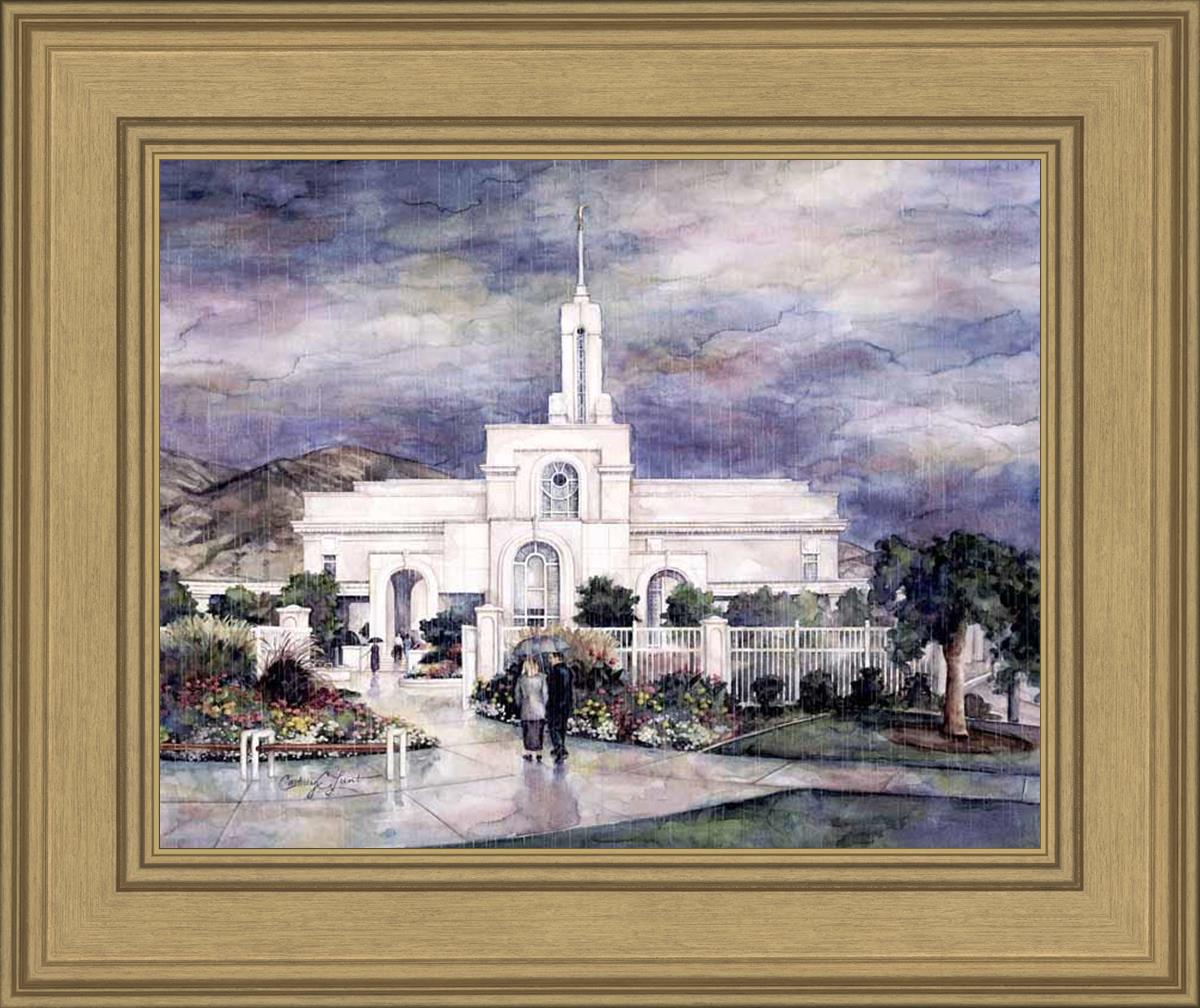 Refuge From The Storm - Mt Timpanogos Temple