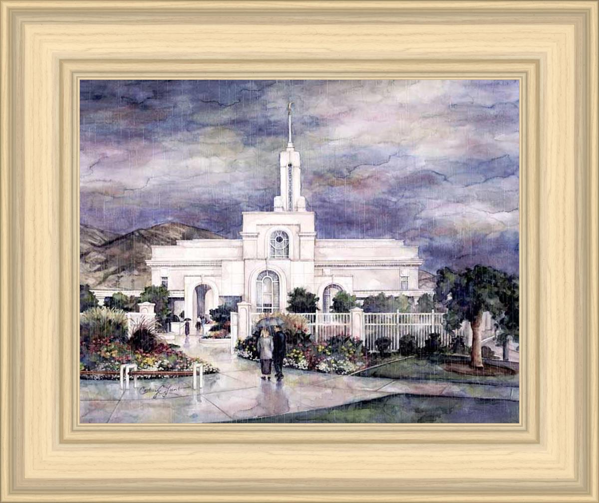 Refuge From The Storm - Mt Timpanogos Temple